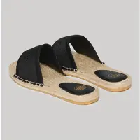 Superdry Superdrytil kvinder. WF310223A Espadriller i sort lærred (39), Stof, Fast, Ingen, Casual