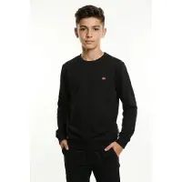 Napapijri Sweatshirt 'Balis C 2' rød / sort / hvid