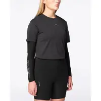 Salomon - Trail running tøj dame - Shakeout Core SS Tee W Trade Wind til Unisex - Størrelse L - Grå