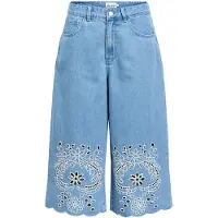 Object Jeans 'OBJIdda' blue denim / hvid