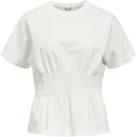 Object Smocked Peplum Top