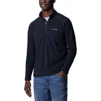 Columbia - Fleece - Klamath Range II Half Zip Black til UnisexUld - Størrelse S - Sort