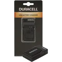Duracell DRC5907, USB, Indendørs batterioplader, Canon NB-2L, Sort, 5 V, 5 V