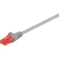 Microconnect - Netværkskabel - RJ-45 (han) til RJ-45 (han) - 25 m - 6 mm - UTP - CAT 6 - rund, knastfri, strenget - grå