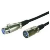 Microconnect - Forlængerkabel til audio - XLR3 hun til XLR3 han - 12 m