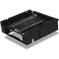 Icy Dock FLEX-FIT Duo MB343SPO - Ramme - 5.25 to 1 x 3.5 and 1 x 5.25 Slim Line - sort