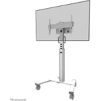NeoMounts - Vogn med hjul - for fladt panel - hvid - skærmstørrelse: 37-75