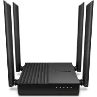 TP-LINK ARCHER A64, Wi-Fi 5 (802.11ac), Dual-band (2,4 GHz / 5 GHz), Ethernet LAN, Sort, Bordplade router