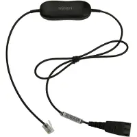 Jabra Smart Cord, QD til RJ9, glat, 0,8 meter