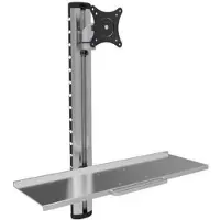 IC Intracom TECHly ICA-PLW-01 Skærm-vægbeslag 38,1 cm (15) - 68,6 cm (27) Kan vippes og svinges, Kan roteres, Tastaturopbevaring