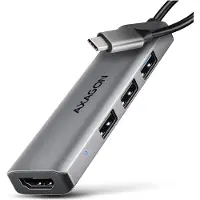 Axagon HMC-H3A STARTER - Dockingstation - for desktop, smartphone, tablet, laptop - USB-C / USB4 / Thunderbolt 3 / Thunderbolt 4 - HDMI