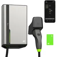 Green Cell Wallbox Habuden 22kw 32a 7.5m Cable Nfc Elbil-lader