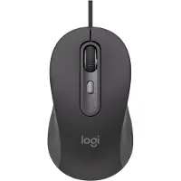 Logitech Signature M520 L for Business - Mus - højre- og venstrehåndet - optisk - 4 knapper - kablet - USB-C