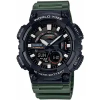 Casio Aeq-110w-3a 52.2mm 10atm Quartz Analogue/digital Ur