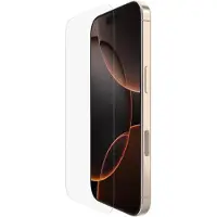Belkin ScreenForce UltraGlass 2 - Skærmbeskytter for mobiltelefon - glas - for Apple iPhone 16 Pro, 17
