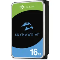 Seagate SkyHawk AI ST16000VE005 - Harddisk - 16 TB - intern - 3.5 - SATA 6Gb/s - buffer: 512 MB - med 3 års Rescue Data Recovery