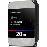 Western Digital WD Ultrastar DC HC555 - Harddisk - Data Center - 20 TB - intern - 3.5 - SATA 6Gb/s - 7200 rpm - buffer: 512 MB