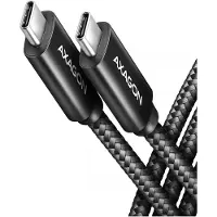 Axagon - USB-kabel - USB-C (han) til USB-C (han) - USB4 Gen3x2 - 48 V - 5 A - Power Delivery 3.1 support, Fast Charging op til 240 W, 8K60 Hz (7680 x 4320) support, 4K120 Hz (4096 x 2160) support