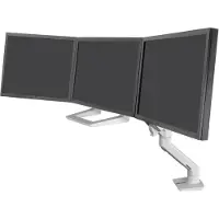 Ergotron HX - Komponenter til montering (håndtag, 3 akser, tredobbelt hængselsbue) - for 3 LCD skærme - hvid - skærmstørrelse: op til 24 - armmonterbar - for P/N: 45-475-216