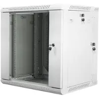 Lanberg - Rack kabinet - vægmonterbar - grå, RAL 7035 - 12U - 19