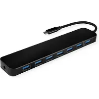 Value 14.99.5040, USB 3.2 Gen 1 (3.1 Gen 1) Type-C, USB 3.2 Gen 1 (3.1 Gen 1) Type-A, 5000 Mbit/s, Sort, Aluminium, 0,1 m