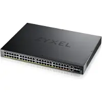Zyxel 600w Poe 48x1g 4x10g Sfp+ Switch