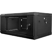 Lanberg 19" 4U 600x450 sort vægmonteret rackskab (flad pakke)