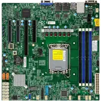 Supermicro X13SCL-F Bundkort - Intel C262 - Intel LGA1700 socket - DDR5 RAM - Micro-ATX