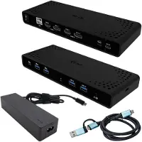 ITEC - Dockingstation - USB-C / USB4 / Thunderbolt 3 / Thunderbolt 4 - 2 x HDMI, 2 x DP++ - 1GbE - 100 Watt - Europa