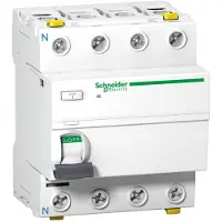 Schneider Electric Fejlstrømsafbryder PFI iID 63A 4P 300mA, klasse A