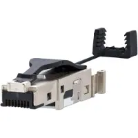 Metz CONNECT E-DAT Industry RJ45-feltstik sort Cat.6 Class EA