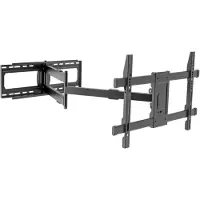 IC Intracom TECHly - Monteringssæt (vægmontering) - fuld bevægelse - for LCD display - ekstralang - sort - skærmstørrelse: 42-80