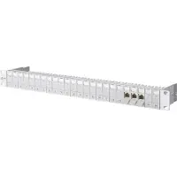 METZ CONNECT CONNECT E-DAT modul 24x8(8) 1U patchpanel Cat.6A, lysegrå