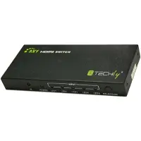 Techly IDATA HDMI-4K51, HDMI, Sort, 2 m, 2048 x 1080, 2560 x 1440, 4096 x 2160, 1600 x 1200 (UXGA), 1680 x 1050 (WSXGA+), 1920 x 1080 (HD..., 1080p, 3,4 Gbit/sek.