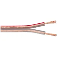Goobay 15124, Oxygenfri kobber, 50 m, Transparent