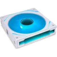 Lian Li UNI FAN SL-INF 120 White - Kabinet køler - 120mm - Hvid med RGB - 29 dBA