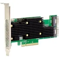 Broadcom eHBA 9620-16i, PCIe, SAS, SATA, Fuld højde/ lav profil, PCIe 4.0, Sort, Grøn, Sølv, 5000000 t