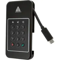 Apricorn Aegis NVX - SSD - krypteret - 2 TB - ekstern (bærbar) - NVMe - USB 3.2 Gen 2 (USB-C stikforbindelse) - 256-bit AES-XTS - TAA-kompatibel