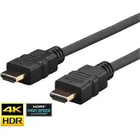 VivoLink Pro - HDMI-kabel med Ethernet - HDMI han til HDMI han - 5 m - sort - formet, 4K support
