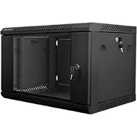 Lanberg 19" 6U 600x450 sort vægmonteret rackskab (flad pakke)