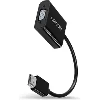 Axagon - Videoadapter - HDMI han til HD-15 (VGA), mini-phone stereo 3.5 mm hun - 17 cm - 1920 x 1200 (WUXGA) support, aktiv omformer