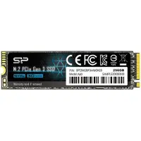 Silicon Power P34A60 - SSD - 256 GB - intern - M.2 2280 - PCIe 3.0 x4 (NVMe)