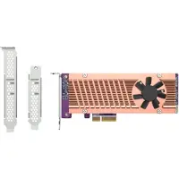 Qnap QM2-2P-344 - Lagringskontrol - M.2 - PCIe - lavprofil - PCIe 3.0 x4 - for QGD-1600