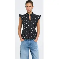 ONLY Bluse 'ONLKai' sort / hvid