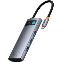 Baseus 7i1 USB-C Hub med HDMI / 3x USB 3.0 / USB-C PD / SD / microSD