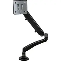 StarTech.com Startech Desk Clamp Monitor Mount - Adjustable - Supports Monitors 12 to 34 - Full Motion Slim VESA Mount Monitor Arm - Desk & Grommet Clamp -Black