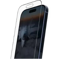 PanzerGlass - Skærmbeskytter for mobiltelefon - UWF stealth, EN - glas - rammefarve sort - for Apple iPhone 17 Pro