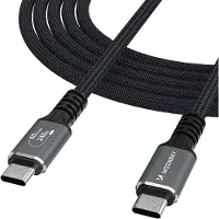 Wozinsky WPS-UY41S USB-C USB4 Cable 40Gb/s 240W 1m 4K - Black