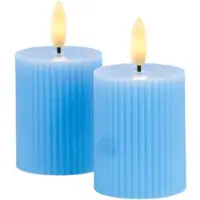 Sirius Home Sirius Smilla genopladeligt mini bloklys - blå (2 stk.)