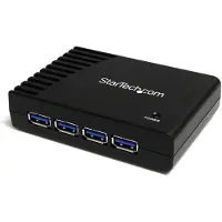StarTech.com 4 Port Black Superspeed Usb 3.0 Hub